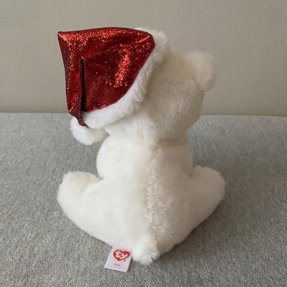 NWT Ty Original Beanie Babies Oslo the Christmas Polar Bear 6" 2019 - Picture 3 of 13